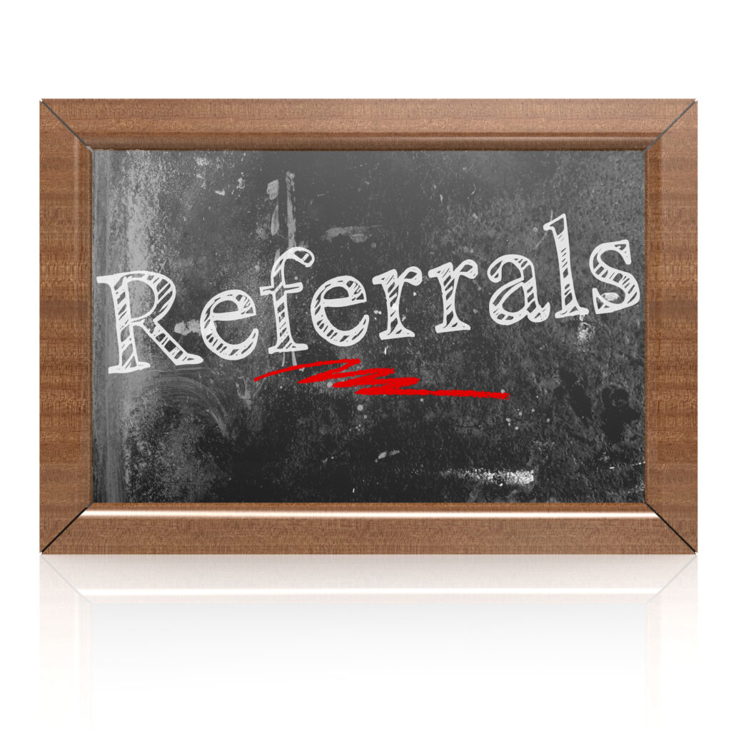 Customer referrals